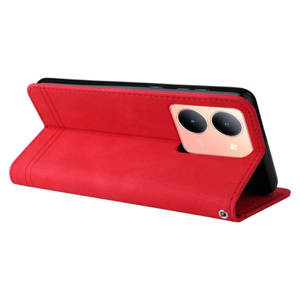 Skin Feel Life Tree Metal Button Leather Phone Case, For vivo Y78 5G Foreign