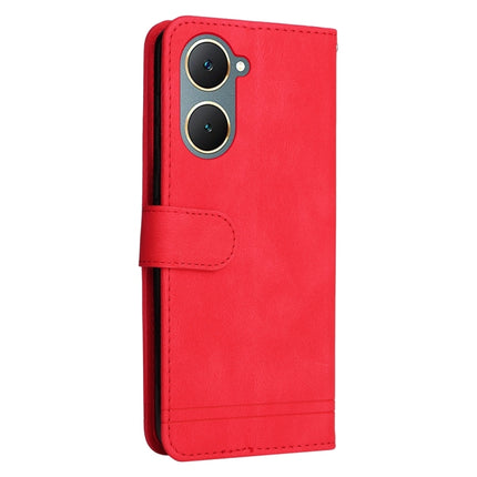 Skin Feel Life Tree Metal Button Leather Phone Case, For vivo Y03 4G, For vivo Y200 / V29e Global, For vivo Y17s, For vivo Y36 4G / 5G Foreign