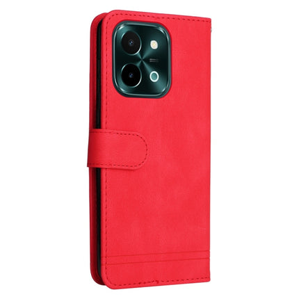 Skin Feel Life Tree Metal Button Leather Phone Case, For vivo Y28 4G Global, For vivo Y38 5G / T3x 5G Global, For vivo Y100 5G IDN / Y200e 5G Global, For vivo Y03 4G
