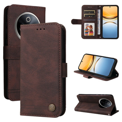 Skin Feel Life Tree Metal Button Leather Phone Case, For vivo Y300 Pro, For vivo Y28 4G Global, For vivo Y38 5G / T3x 5G Global, For vivo Y100 5G IDN / Y200e 5G Global