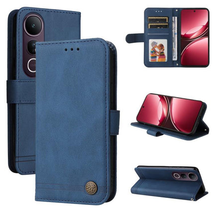 Skin Feel Life Tree Metal Button Leather Phone Case, For vivo V50 Lite 4G / 5G, For vivo Y39 5G / Y300i, For vivo Y29s 5G / Y04 4G, For vivo Y29 4G