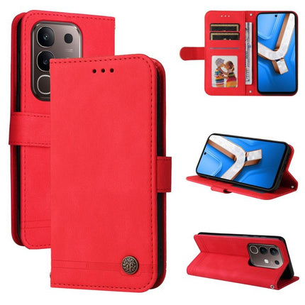 Skin Feel Life Tree Metal Button Leather Phone Case, For vivo V50 Lite 4G / 5G, For vivo Y39 5G / Y300i, For vivo Y29s 5G / Y04 4G, For vivo Y29 4G