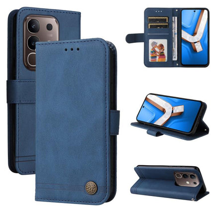 Skin Feel Life Tree Metal Button Leather Phone Case, For vivo V50 Lite 4G / 5G, For vivo Y39 5G / Y300i, For vivo Y29s 5G / Y04 4G, For vivo Y29 4G