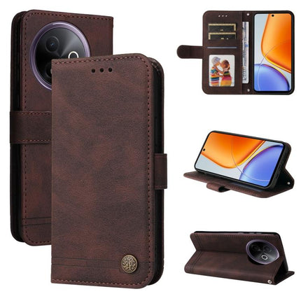 Skin Feel Life Tree Metal Button Leather Phone Case, For vivo V50 Lite 4G / 5G, For vivo Y39 5G / Y300i, For vivo Y29s 5G / Y04 4G, For vivo Y29 4G