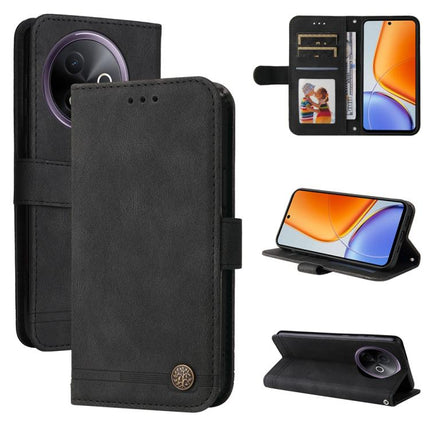 Skin Feel Life Tree Metal Button Leather Phone Case, For vivo V50 Lite 4G / 5G, For vivo Y39 5G / Y300i, For vivo Y29s 5G / Y04 4G, For vivo Y29 4G