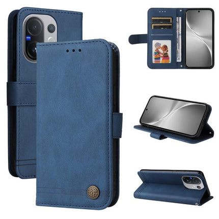 Skin Feel Life Tree Metal Button Leather Phone Case, For vivo Y31 5G 2025, For vivo Y400 5G, For vivo V60 5G Global, For vivo Y400 Pro 5G / V40e / iQOO Z9s