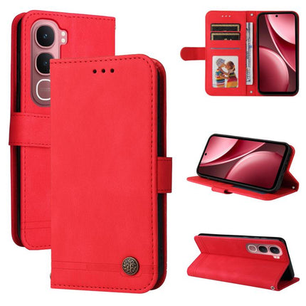 Skin Feel Life Tree Metal Button Leather Phone Case, For vivo Y31 5G 2025, For vivo Y400 5G, For vivo V60 5G Global, For vivo Y400 Pro 5G / V40e / iQOO Z9s