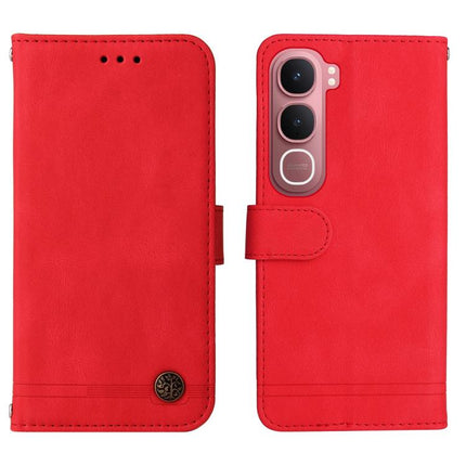 Skin Feel Life Tree Metal Button Leather Phone Case, For vivo Y31 5G 2025, For vivo Y400 5G, For vivo V60 5G Global, For vivo Y400 Pro 5G / V40e / iQOO Z9s