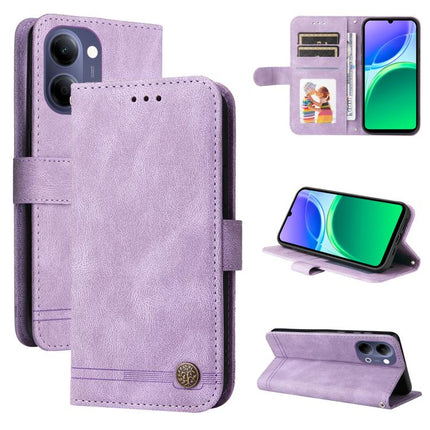 Skin Feel Life Tree Metal Button Leather Phone Case, For vivo Y600 Pro 5G, For vivo Y21 5G 2026 / vivo Y05 4G, For vivo V70 FE 5G, For vivo S50 5G / V70 5G