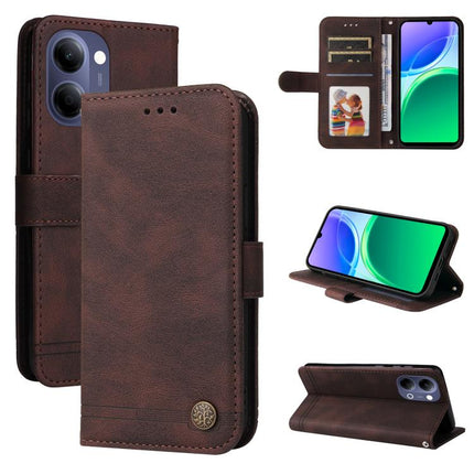 Skin Feel Life Tree Metal Button Leather Phone Case, For vivo Y600 Pro 5G, For vivo Y21 5G 2026 / vivo Y05 4G, For vivo V70 FE 5G, For vivo S50 5G / V70 5G