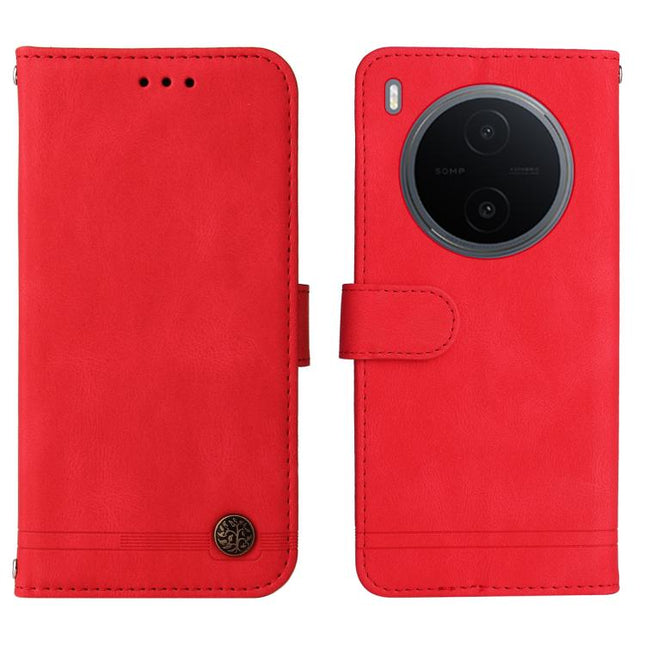 Skin Feel Life Tree Metal Button Leather Phone Case, For vivo Y600 Pro 5G, For vivo Y21 5G 2026 / vivo Y05 4G, For vivo V70 FE 5G, For vivo S50 5G / V70 5G