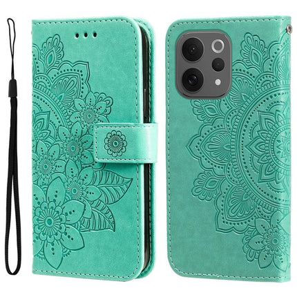 Seven-petal Flowers Embossing Leather Phone Case, For vivo Y600 Pro 5G, For vivo Y21 5G 2026 / vivo Y05 4G, For vivo V70 FE 5G, For vivo S50 5G / V70 5G