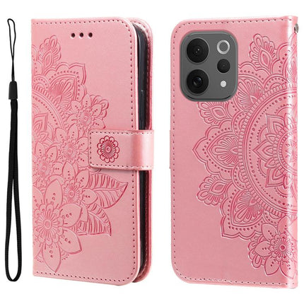 Seven-petal Flowers Embossing Leather Phone Case, For vivo Y600 Pro 5G, For vivo Y21 5G 2026 / vivo Y05 4G, For vivo V70 FE 5G, For vivo S50 5G / V70 5G