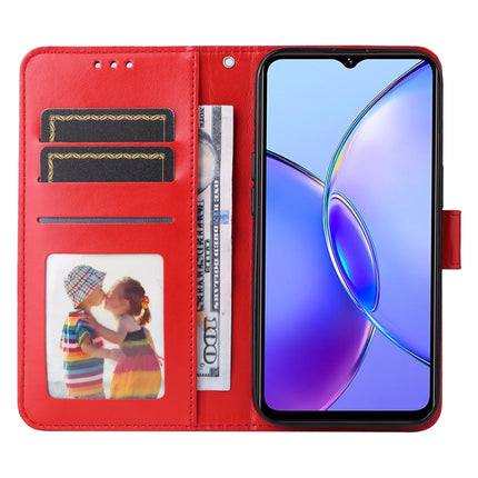 Embossed Sunflower Leather Phone Case, For vivo Y17s, For vivo Y36 4G / 5G Foreign, For vivo Y78 5G Foreign
