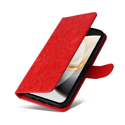 Embossed Sunflower Leather Phone Case, For vivo Y300 Pro, For vivo Y38 5G / T3x 5G Global, For vivo Y100 IDN / Y200e 5G Global, For vivo Y03 4G