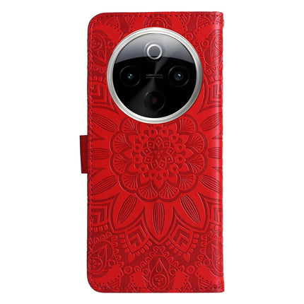 Embossed Sunflower Leather Phone Case, For vivo Y300 Pro, For vivo Y38 5G / T3x 5G Global, For vivo Y100 IDN / Y200e 5G Global, For vivo Y03 4G