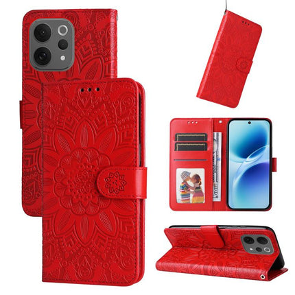 Embossed Sunflower Leather Phone Case, For vivo Y600 Pro 5G, For vivo Y21 5G 2026 / vivo Y05 4G, For vivo V70 FE 5G, For vivo S50 5G / V70 5G