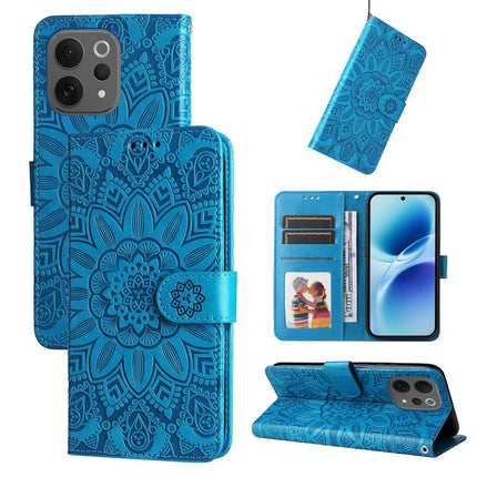 Embossed Sunflower Leather Phone Case, For vivo Y600 Pro 5G, For vivo Y21 5G 2026 / vivo Y05 4G, For vivo V70 FE 5G, For vivo S50 5G / V70 5G
