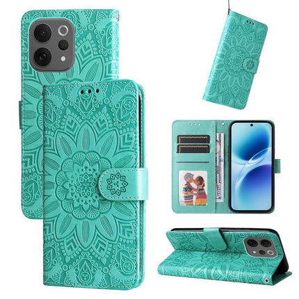 Embossed Sunflower Leather Phone Case, For vivo Y600 Pro 5G, For vivo Y21 5G 2026 / vivo Y05 4G, For vivo V70 FE 5G, For vivo S50 5G / V70 5G