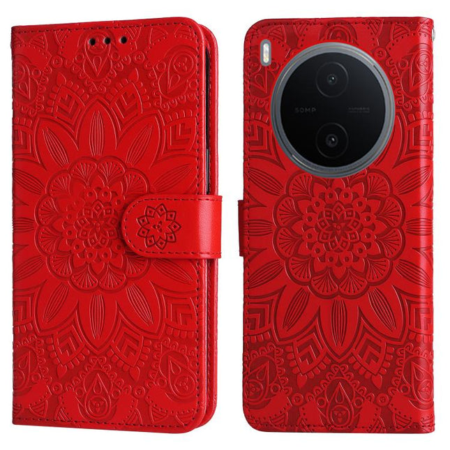 Embossed Sunflower Leather Phone Case, For vivo Y600 Pro 5G, For vivo Y21 5G 2026 / vivo Y05 4G, For vivo V70 FE 5G, For vivo S50 5G / V70 5G