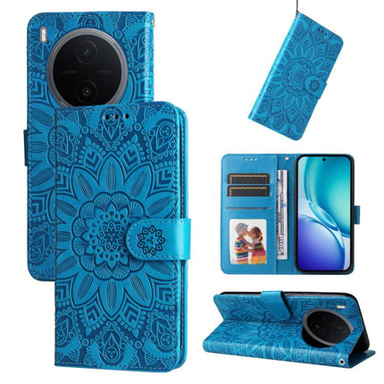 Embossed Sunflower Leather Phone Case, For vivo Y600 Pro 5G, For vivo Y21 5G 2026 / vivo Y05 4G, For vivo V70 FE 5G, For vivo S50 5G / V70 5G