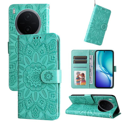 Embossed Sunflower Leather Phone Case, For vivo Y600 Pro 5G, For vivo Y21 5G 2026 / vivo Y05 4G, For vivo V70 FE 5G, For vivo S50 5G / V70 5G