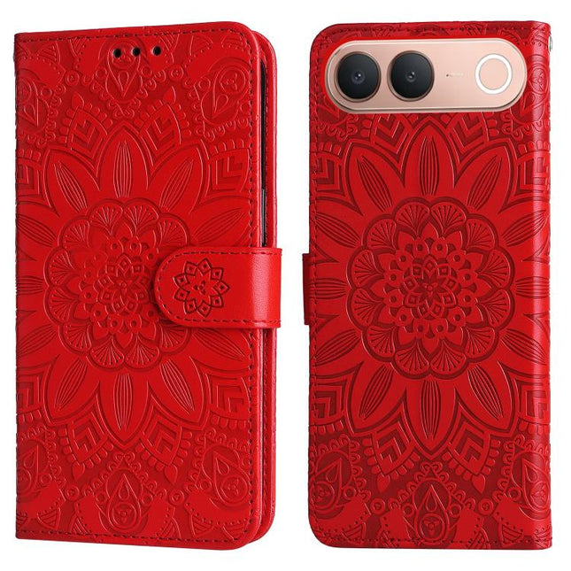 Embossed Sunflower Leather Phone Case, For vivo Y600 Pro 5G, For vivo Y21 5G 2026 / vivo Y05 4G, For vivo V70 FE 5G, For vivo S50 5G / V70 5G