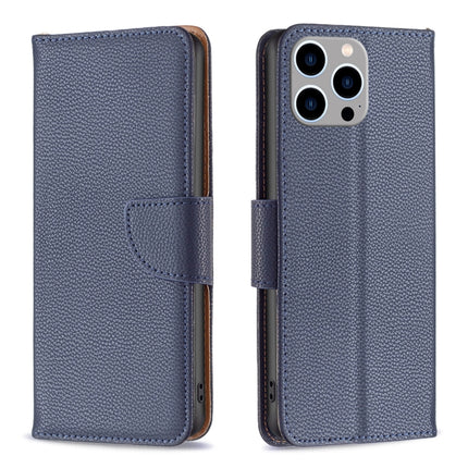 Litchi Texture Pure Color Flip Leather Phone Case, For iPhone 16, For iPhone 15 Pro Max, For iPhone 15 Pro