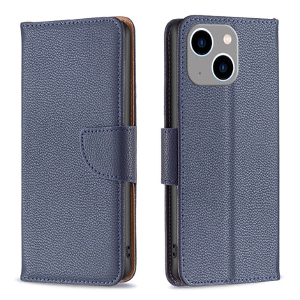 Litchi Texture Pure Color Flip Leather Phone Case, For iPhone 15 Plus, For iPhone 15