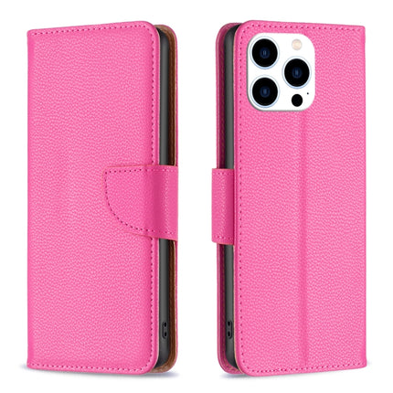 Litchi Texture Pure Color Flip Leather Phone Case, For iPhone 16 Pro Max, For iPhone 16 Pro, For iPhone 16 Plus