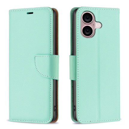Litchi Texture Pure Color Flip Leather Phone Case, For iPhone 16, For iPhone 15 Pro Max, For iPhone 15 Pro