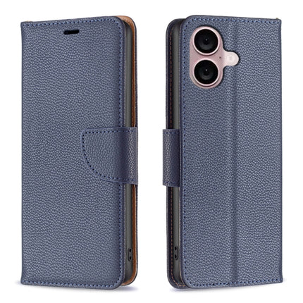 Litchi Texture Pure Color Flip Leather Phone Case, For iPhone 16 Pro Max, For iPhone 16 Pro, For iPhone 16 Plus
