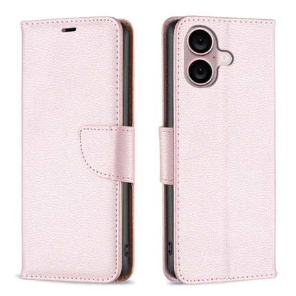 Litchi Texture Pure Color Flip Leather Phone Case, For iPhone 16 Pro Max, For iPhone 16 Pro, For iPhone 16 Plus