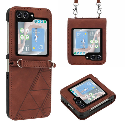 Crossbody 3D Embossed Flip Leather Phone Case, For Samsung Galaxy A05, For Samsung Galaxy Z Flip5 5G, For Samsung Galaxy A05s