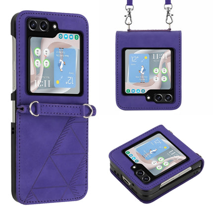 Crossbody 3D Embossed Flip Leather Phone Case, For Samsung Galaxy A05, For Samsung Galaxy Z Flip5 5G, For Samsung Galaxy A05s