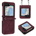 For Samsung Galaxy Z Flip5 5G / Wine Red