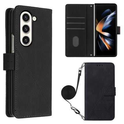 Crossbody 3D Embossed Flip Leather Phone Case, For Samsung Galaxy Z Fold5 5G, For Samsung Galaxy A25 5G / A24, For Samsung Galaxy A15, For Samsung Galaxy S23 FE 5G