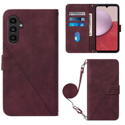 Crossbody 3D Embossed Flip Leather Phone Case, For Samsung Galaxy Z Fold5 5G, For Samsung Galaxy A25 5G / A24, For Samsung Galaxy A15, For Samsung Galaxy S23 FE 5G