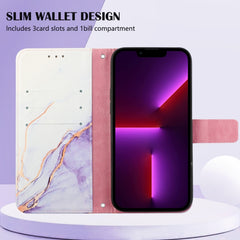 PT003 Marble Pattern Flip Leather Phone Case