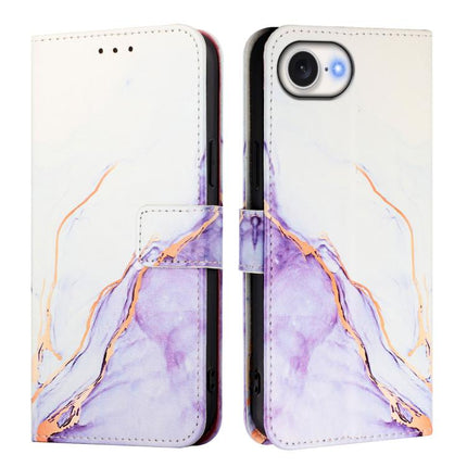 PT003 Marble Pattern Flip Leather Phone Case, For iPhone 17e / 16e, For iPhone 16 Pro Max, For iPhone 16 Pro, For iPhone 16 Plus