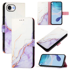 PT003 Marble Pattern Flip Leather Phone Case