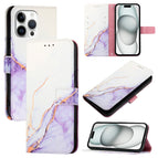 For iPhone 16 Pro Max / White Purple