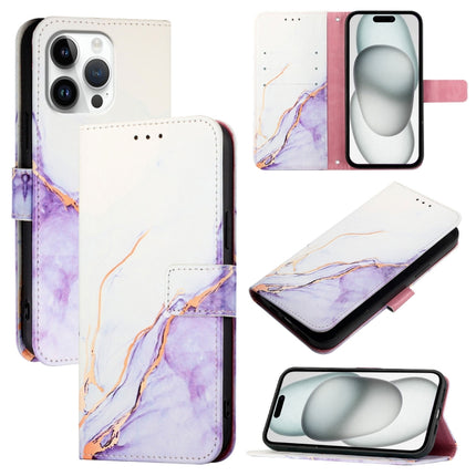 PT003 Marble Pattern Flip Leather Phone Case, For iPhone 17e / 16e, For iPhone 16 Pro Max, For iPhone 16 Pro, For iPhone 16 Plus