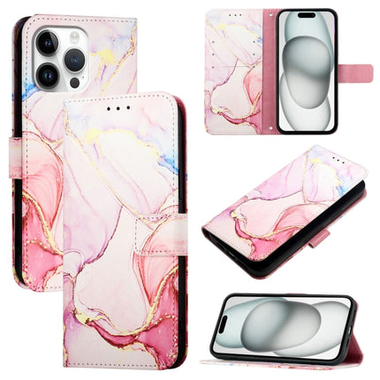 PT003 Marble Pattern Flip Leather Phone Case, For iPhone 17e / 16e, For iPhone 16 Pro Max, For iPhone 16 Pro, For iPhone 16 Plus
