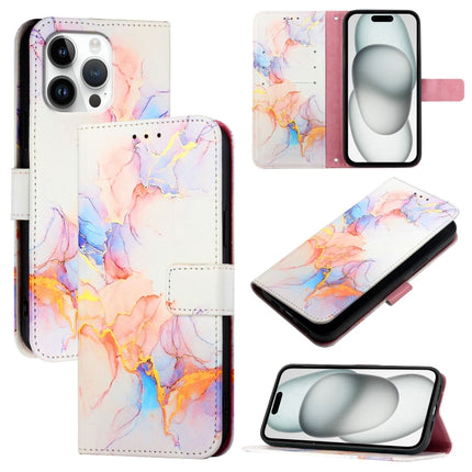 PT003 Marble Pattern Flip Leather Phone Case, For iPhone 17e / 16e, For iPhone 16 Pro Max, For iPhone 16 Pro, For iPhone 16 Plus