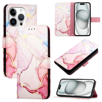 PT003 Marble Pattern Flip Leather Phone Case, For iPhone 17e / 16e, For iPhone 16 Pro Max, For iPhone 16 Pro, For iPhone 16 Plus