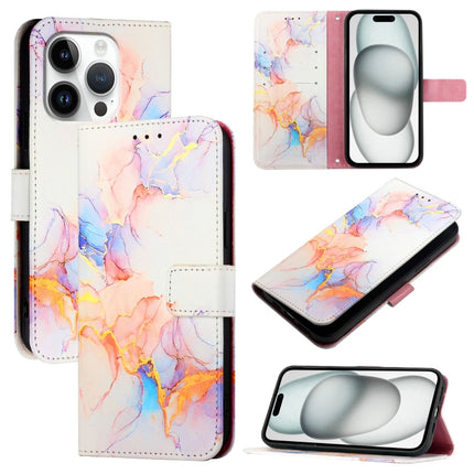 PT003 Marble Pattern Flip Leather Phone Case, For iPhone 17e / 16e, For iPhone 16 Pro Max, For iPhone 16 Pro, For iPhone 16 Plus