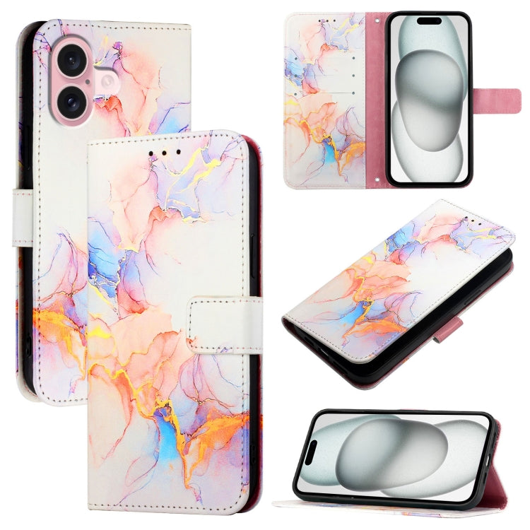 PT003 Marble Pattern Flip Leather Phone Case