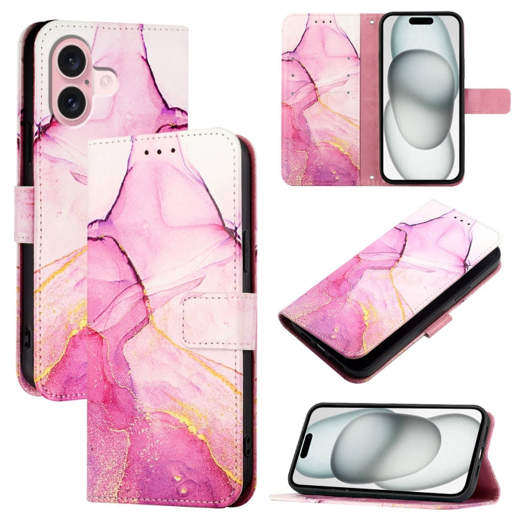 PT003 Marble Pattern Flip Leather Phone Case
