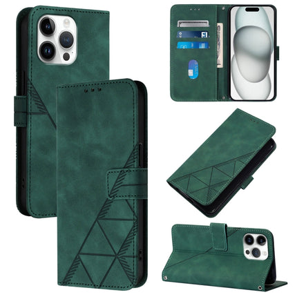 Crossbody 3D Embossed Flip Leather Phone Case, For iPhone Air, For iPhone 16 Pro Max, For iPhone 16 Pro, For iPhone 16 Plus